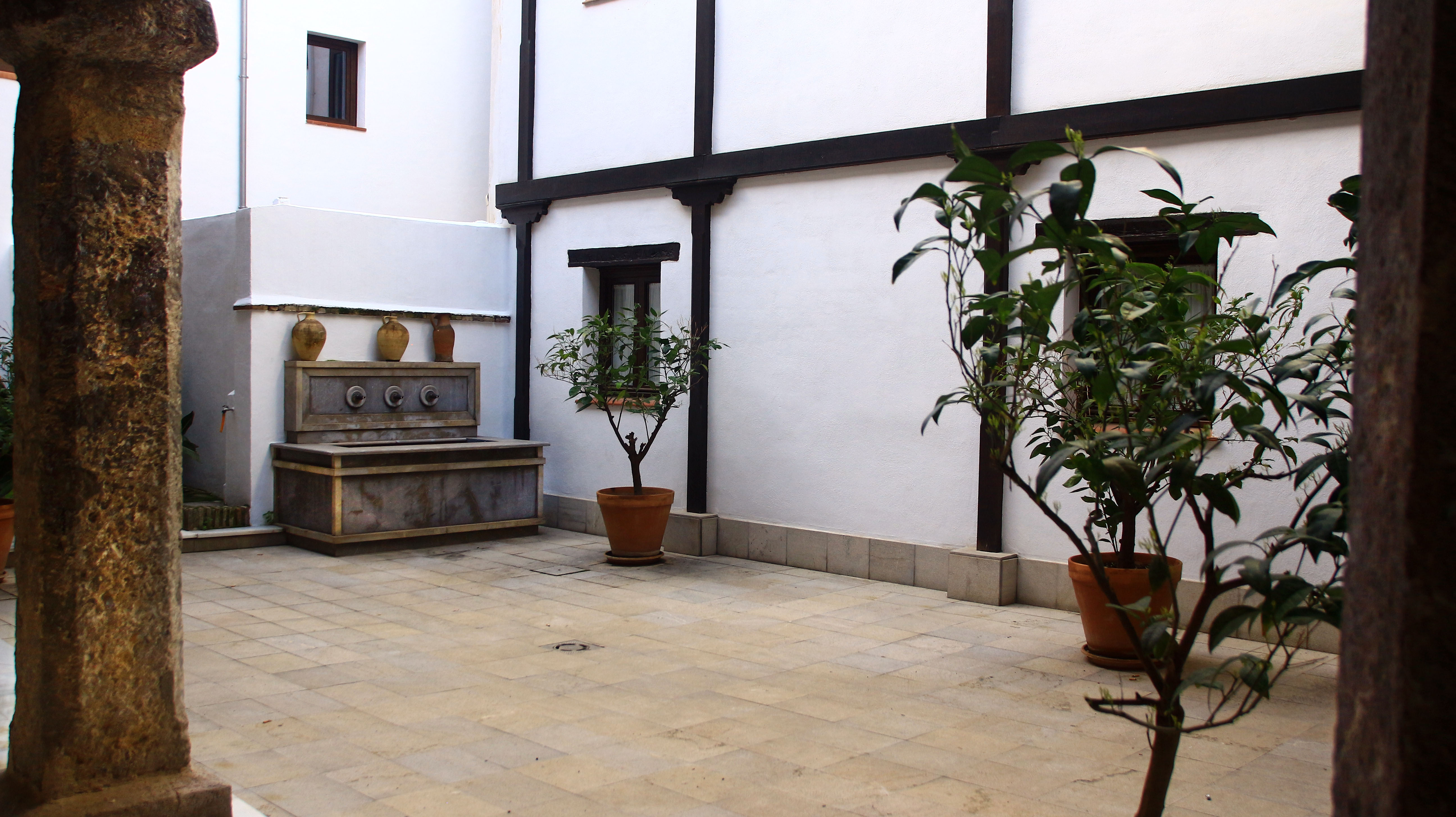 Detalle del patio — Casa de la Alberca Granada